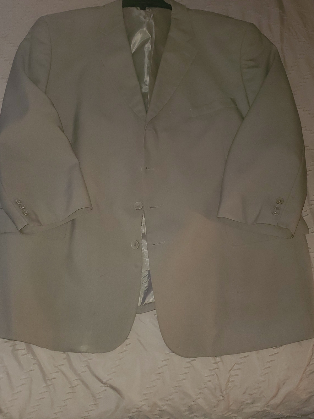 Men's Light Beige Single-Breasted Blazer Suit
